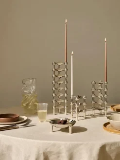 Nagel Lysestage, messing fra STOFF Nagel