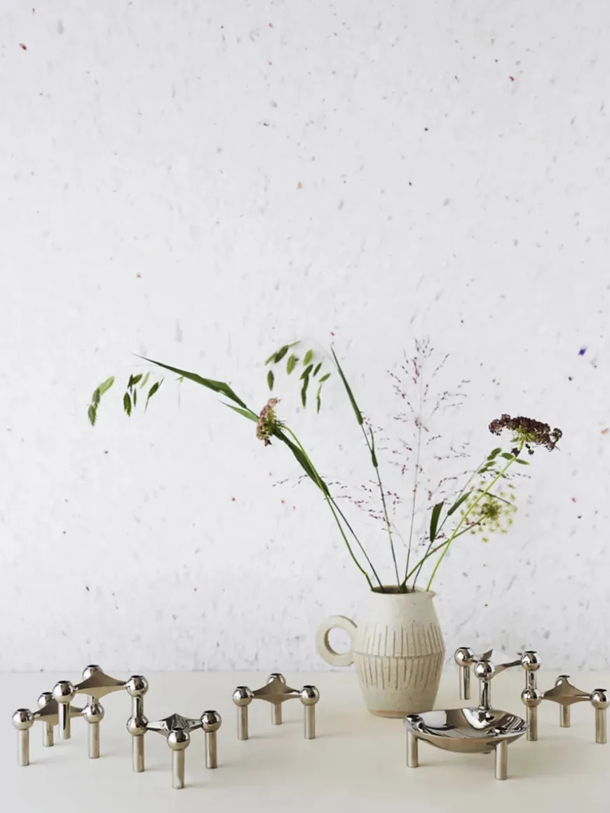 Nagel Lysestage, messing fra STOFF Nagel