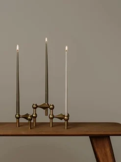 Nagel Lysestage, messing fra STOFF Nagel