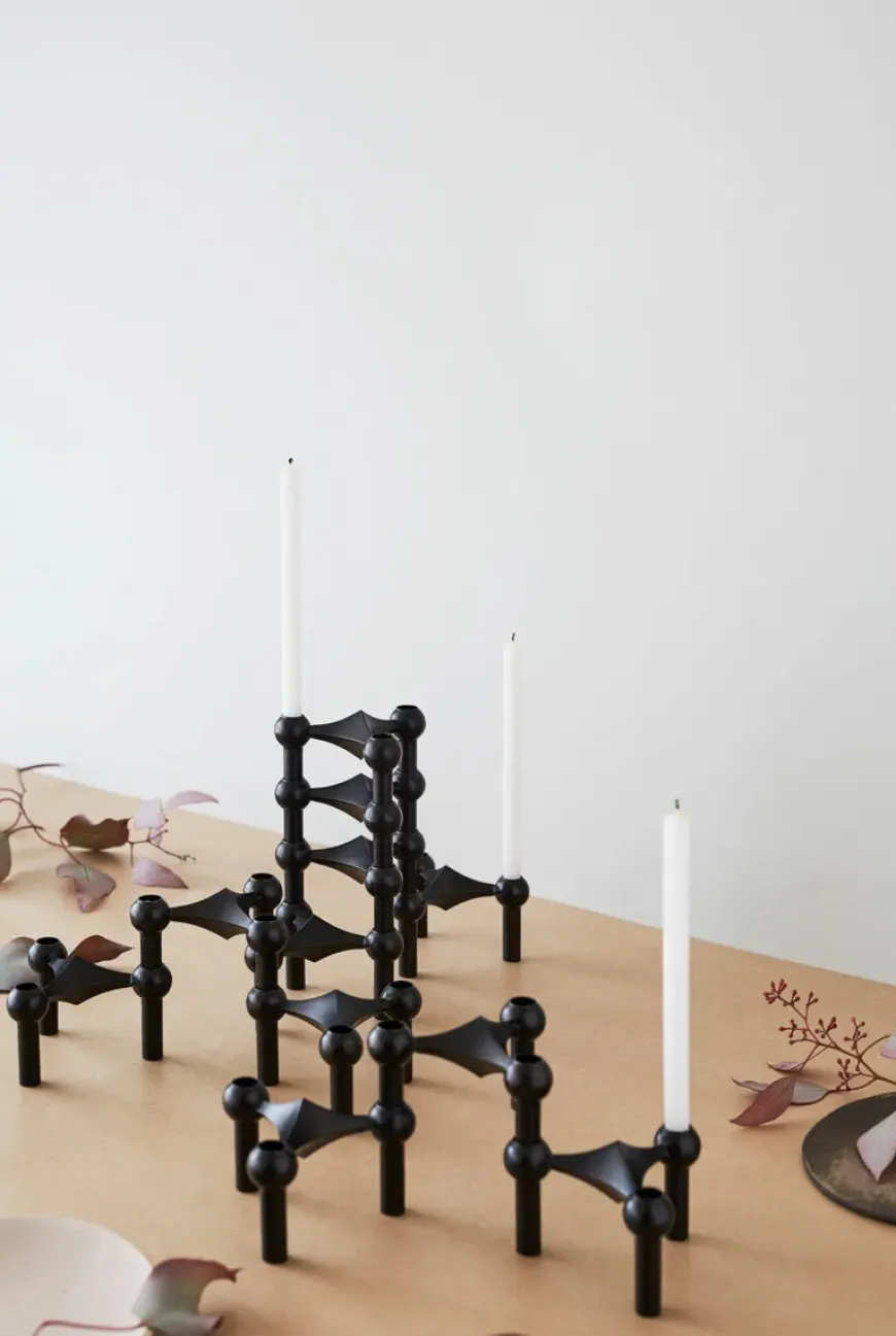 Nagel Lysestage, messing fra STOFF Nagel