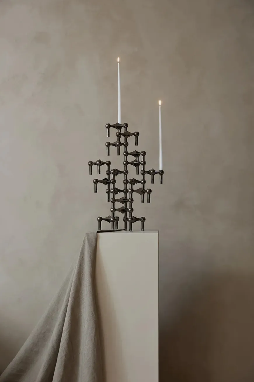 Nagel Lysestage, messing fra STOFF Nagel