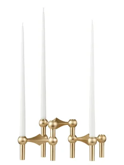 Nagel Lysestage, sort fra STOFF Nagel