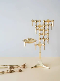 Nagel Lysestage, sort fra STOFF Nagel