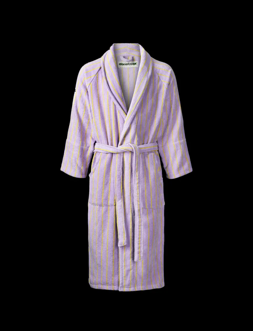 Naram badekåbe, Lilac & Neon Yellow fra Bongusta