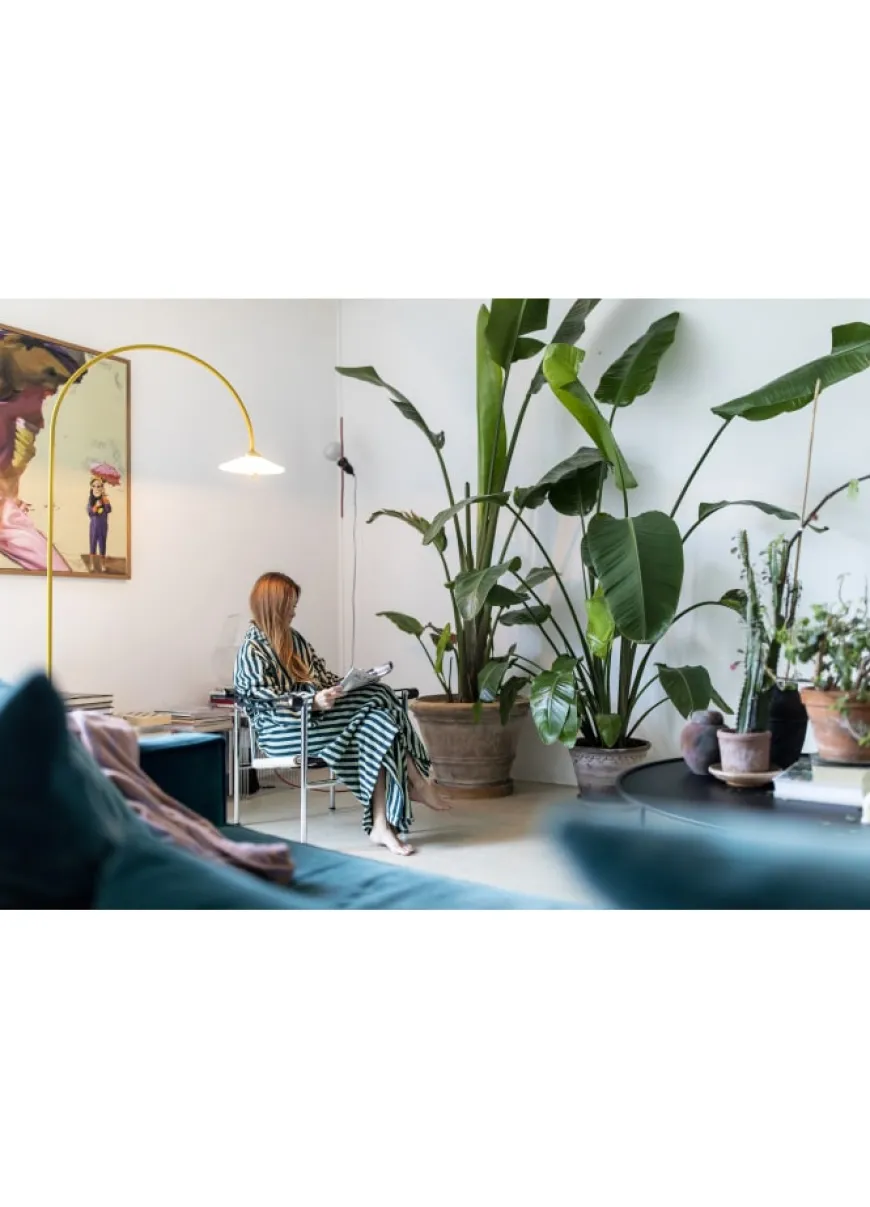 Naram badekåbe, Pristin & Neon Yellow fra Bongusta