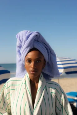 Naram badekåbe, Seafoam & Deep Teal fra Bongusta