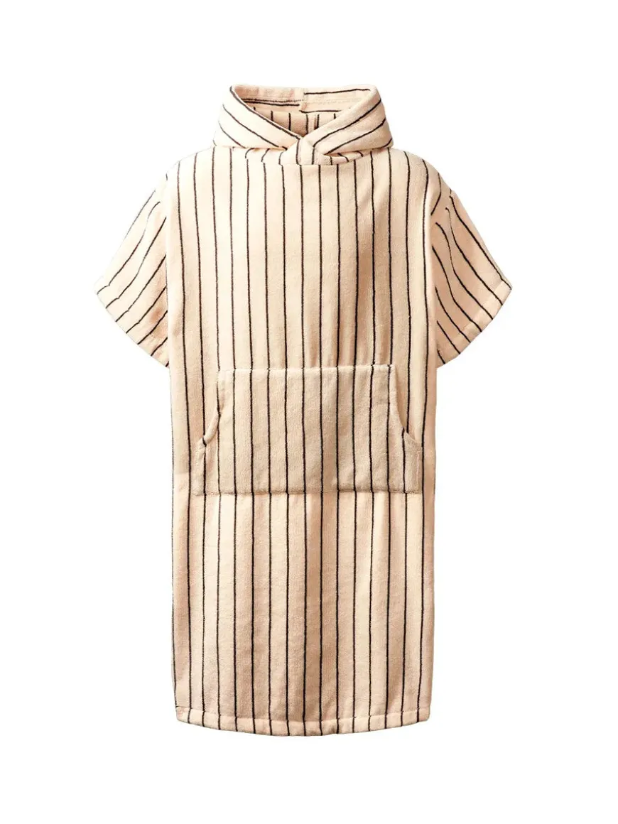 Naram Hoodie, camel & ultramarine fra Bongusta