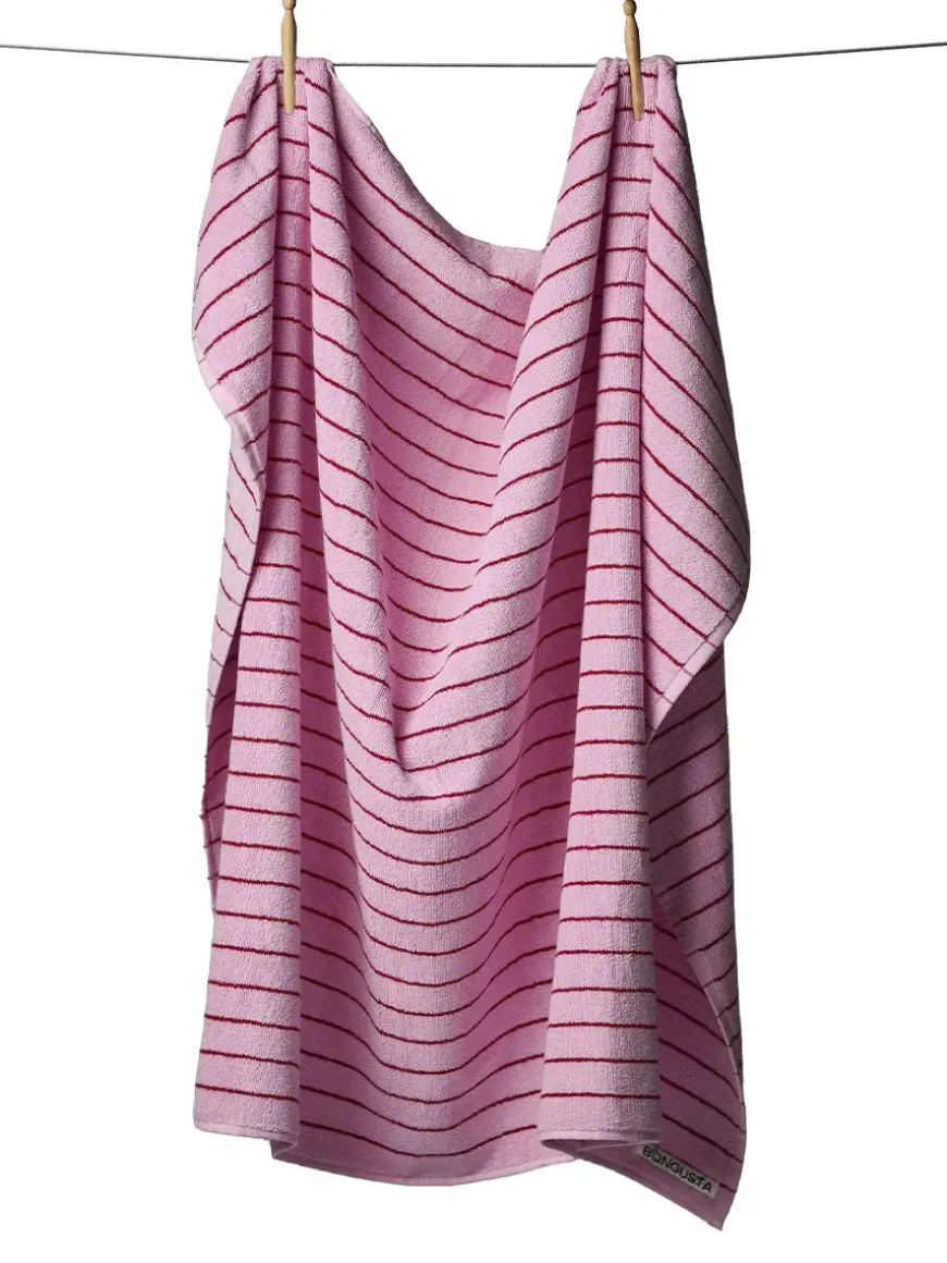 Naram towel - Baby pink & Ski patrol fra Bongusta