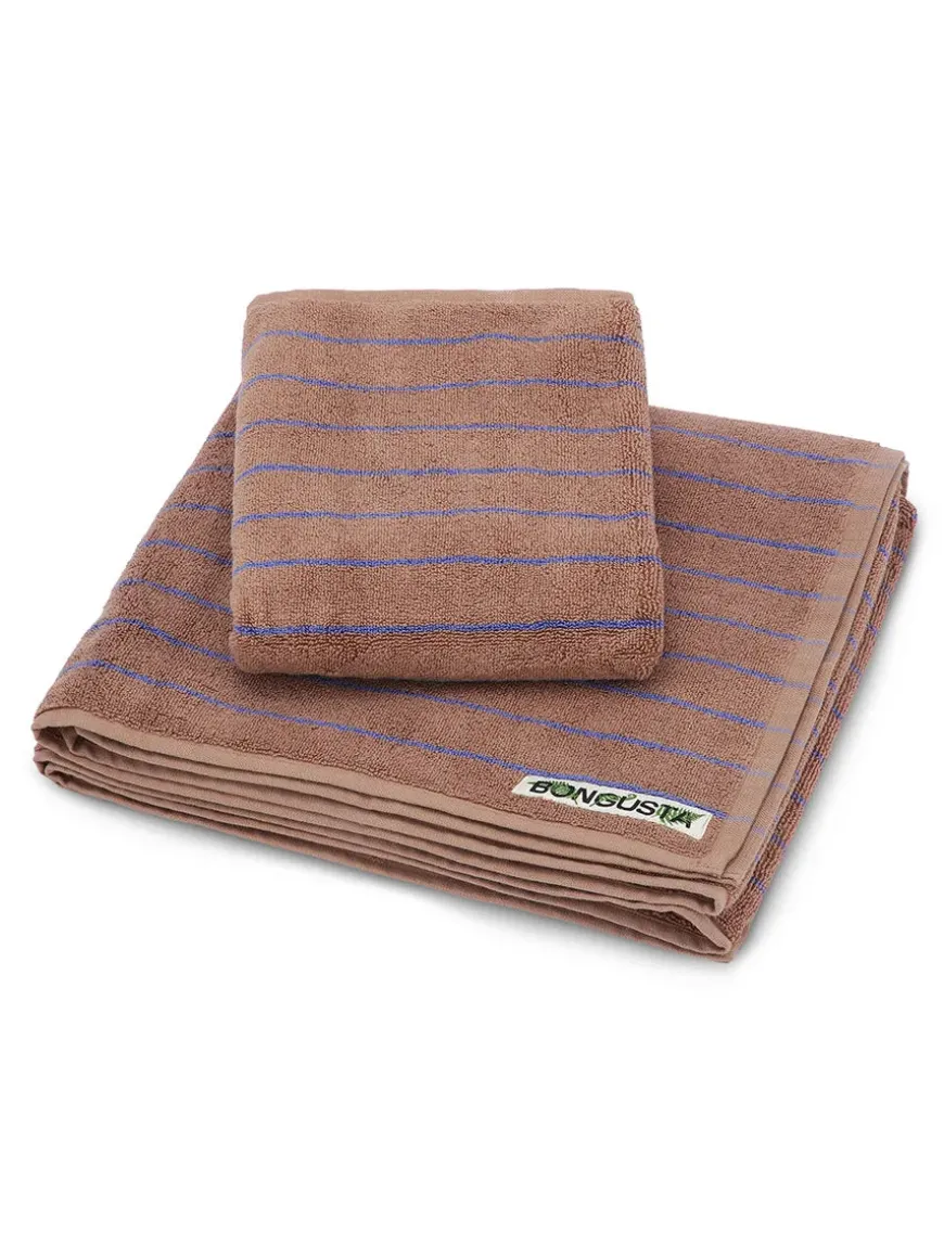 Naram towel - Baby pink & Ski patrol fra Bongusta
