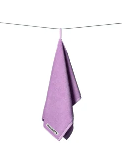 Naram towel - Camel & Ultramarine blue fra Bongusta