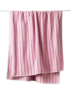 Naram towel - Camel & Ultramarine blue fra Bongusta