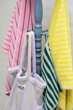 Naram towel - Creme & Ink fra Bongusta