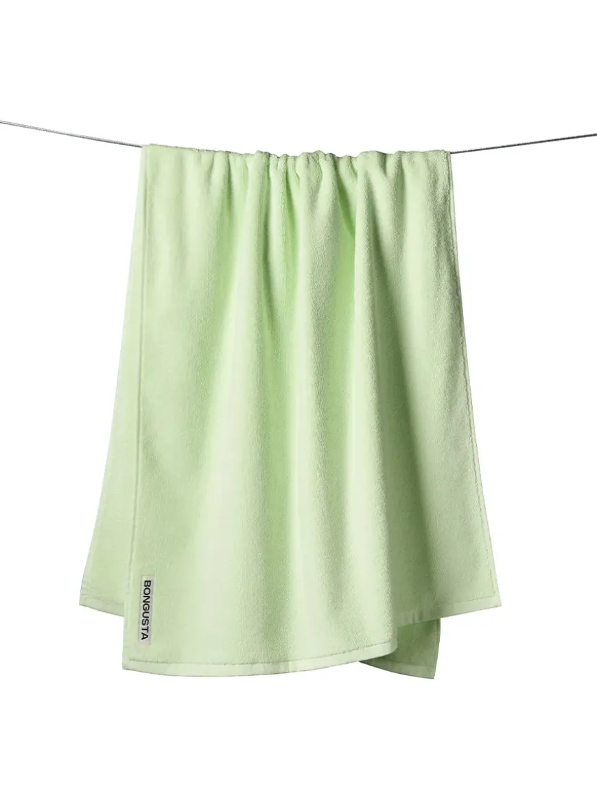 Naram towel - Lilac & Neon yellow fra Bongusta