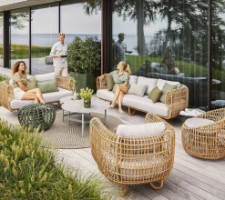 Nest 3-Personers Loungesofa, outdoor fra Cane-line