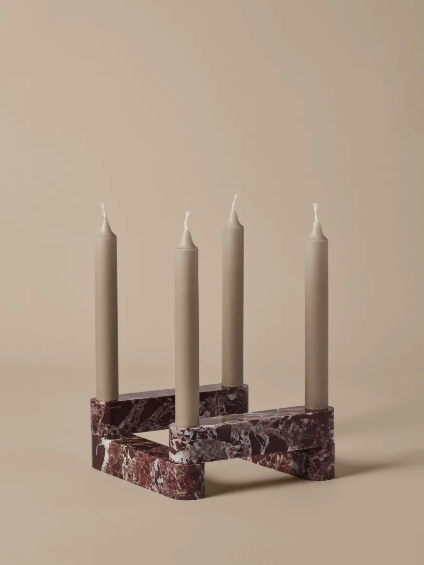 Newel Modular Candle Holder, lysestage sæt af 4 stk. fra Ferm Living
