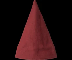 Nissehue, Onesize, rød patchwork fra Maileg