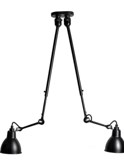 Nr. 302 dobbelt loftlampe fra Lampe Gras