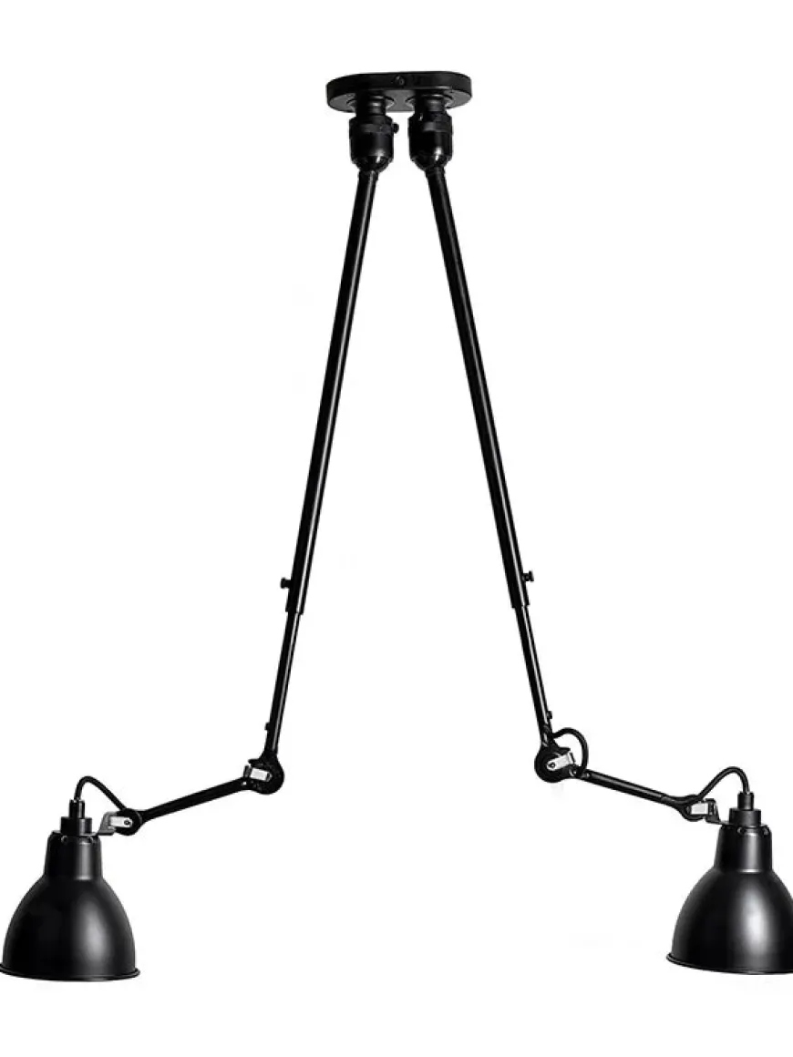 Nr. 302 dobbelt loftlampe fra Lampe Gras