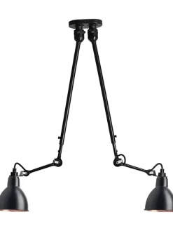 Nr. 302 dobbelt loftlampe fra Lampe Gras