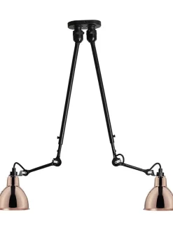 Nr. 302 dobbelt loftlampe fra Lampe Gras