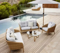 Ocean 2-pers. Sofa, flat weave fra Cane-line