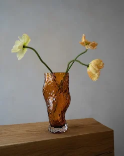 Ostrea Vase, klart glas fra Hein Studio