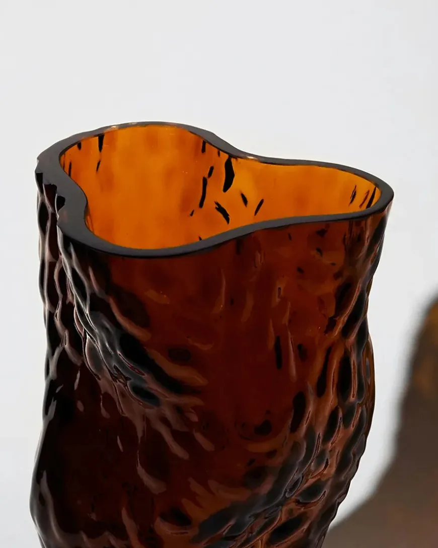 Ostrea Vase, klart glas fra Hein Studio