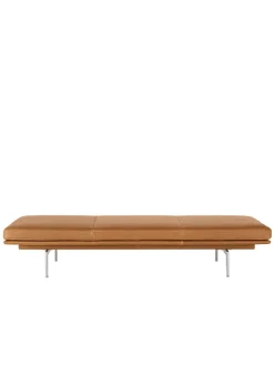 Outline Daybed, cognac leather fra Muuto