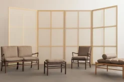 OW149-2 Colonial sofa eg olie, Terra-læder af Ole Wanscher