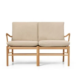OW149-2 Colonial sofa eg olie, Terra-læder af Ole Wanscher