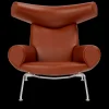 OX Chair - Cera 905 læder i Russet Brown af Hans J. Wegner