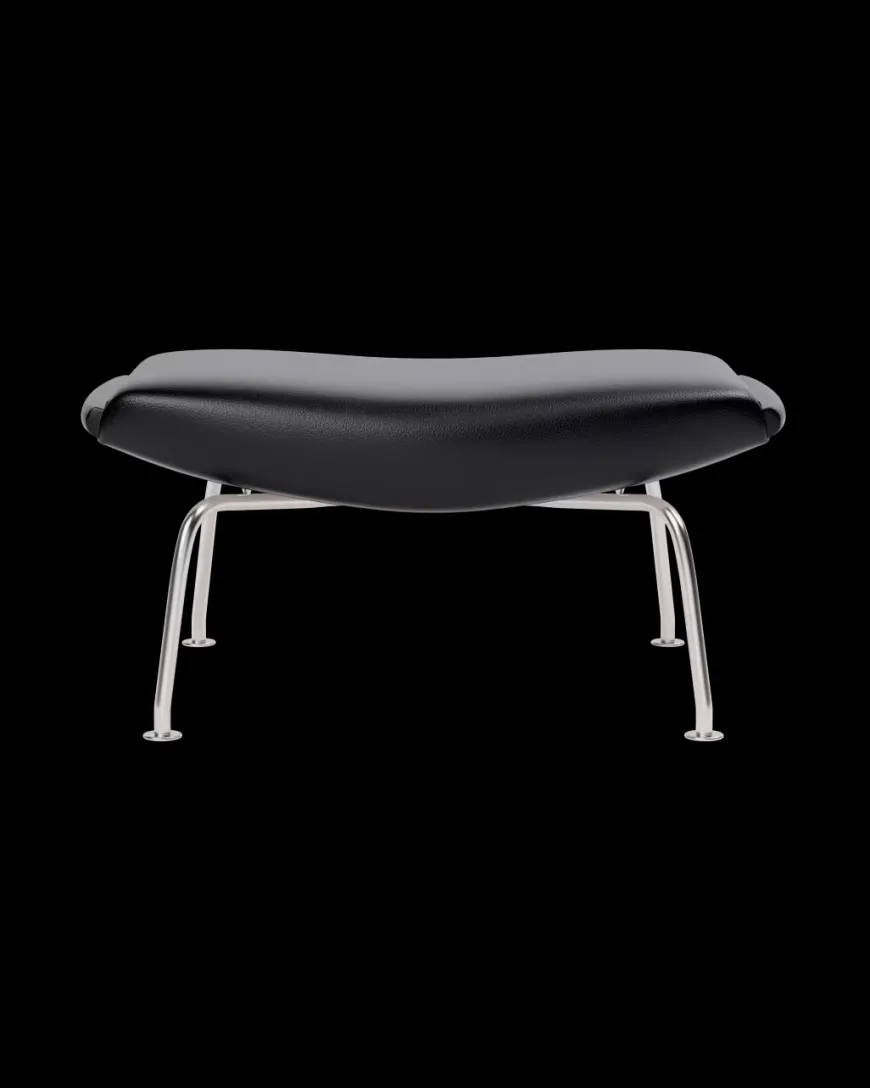 OX Skammel - Cera 905 læder i Russet Brown af Hans J. Wegner