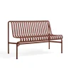 Palissade Dining Bench uden armlæn, iron red fra Hay