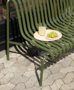 Palissade Dining Bench uden armlæn, antracit fra Hay