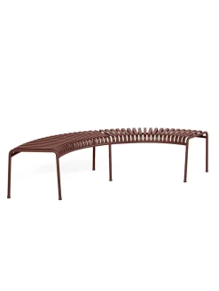 Palissade Park Bench, iron red fra Hay