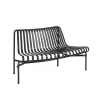 Palissade Park Dining Bench, out, antracit fra Hay