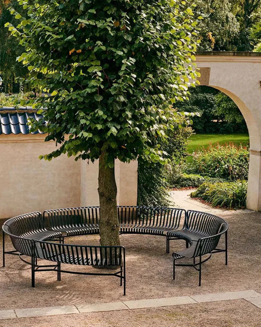 Palissade Park Dining Bench, in, antracit fra Hay