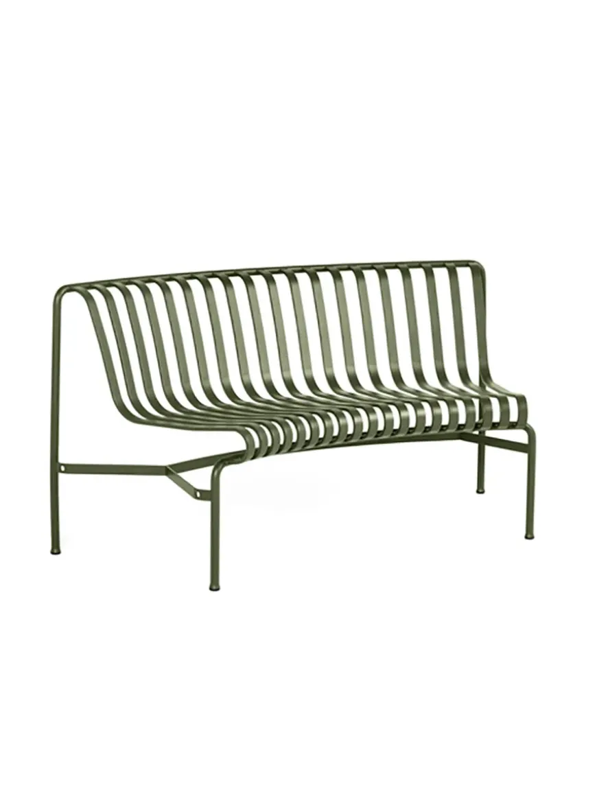 Palissade Park Dining Bench, in, antracit fra Hay