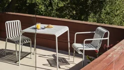 Palissade Table 90x82, sky grey fra Hay