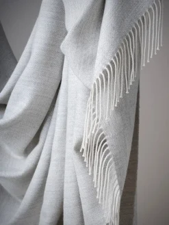 Panama Plaid, grey bark fra Silkeborg Uldspinderi