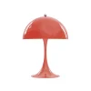 Panthella 250 bordlampe, koral af Verner Panton