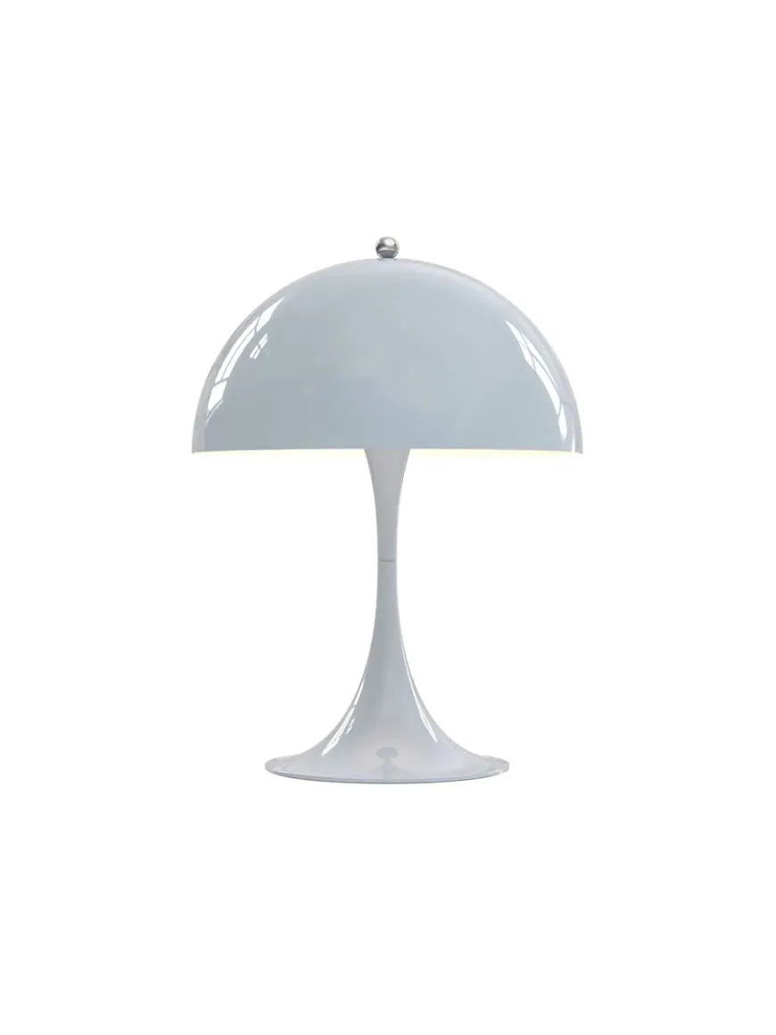 Panthella 250 bordlampe, krom af Verner Panton