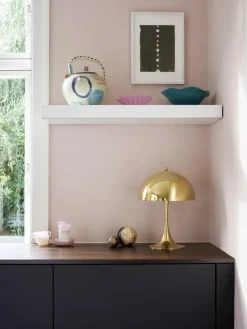 Panthella 320 bordlampe, opal af Verner Panton