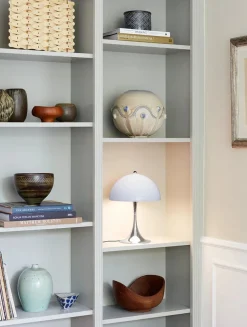 Panthella 250 bordlampe, orange af Verner Panton