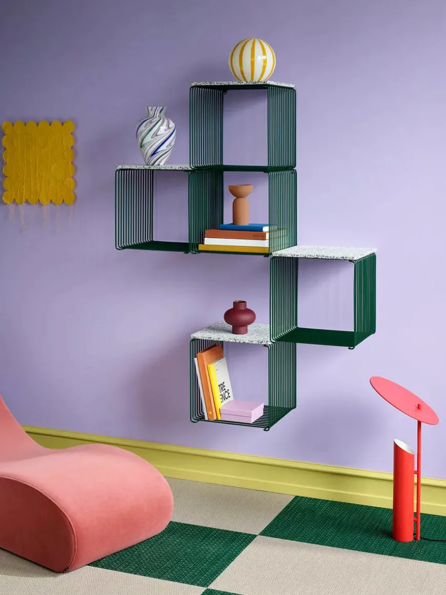 Panton Wire Single, Black Red fra Montana