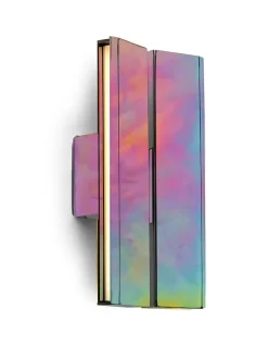 Papilio Double Væglampe, brushed brass fra Anour