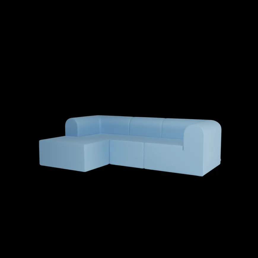 Paradigm 4-personers sofa med armlæn fra Montana