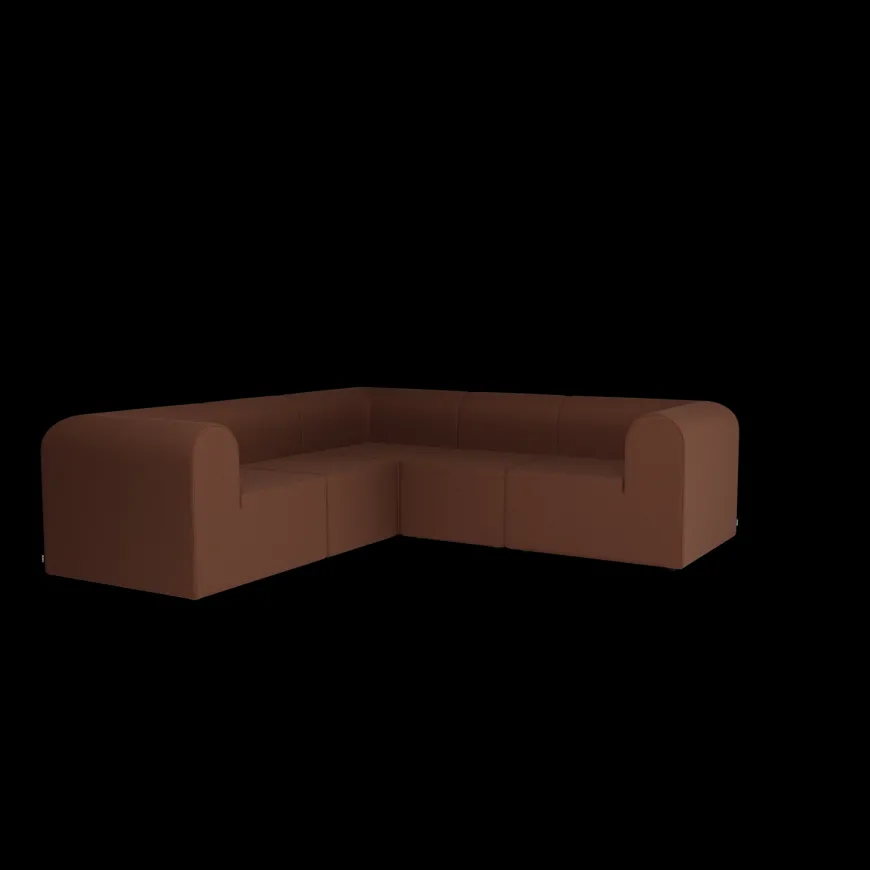 Paradigm 4-personers sofa med armlæn fra Montana