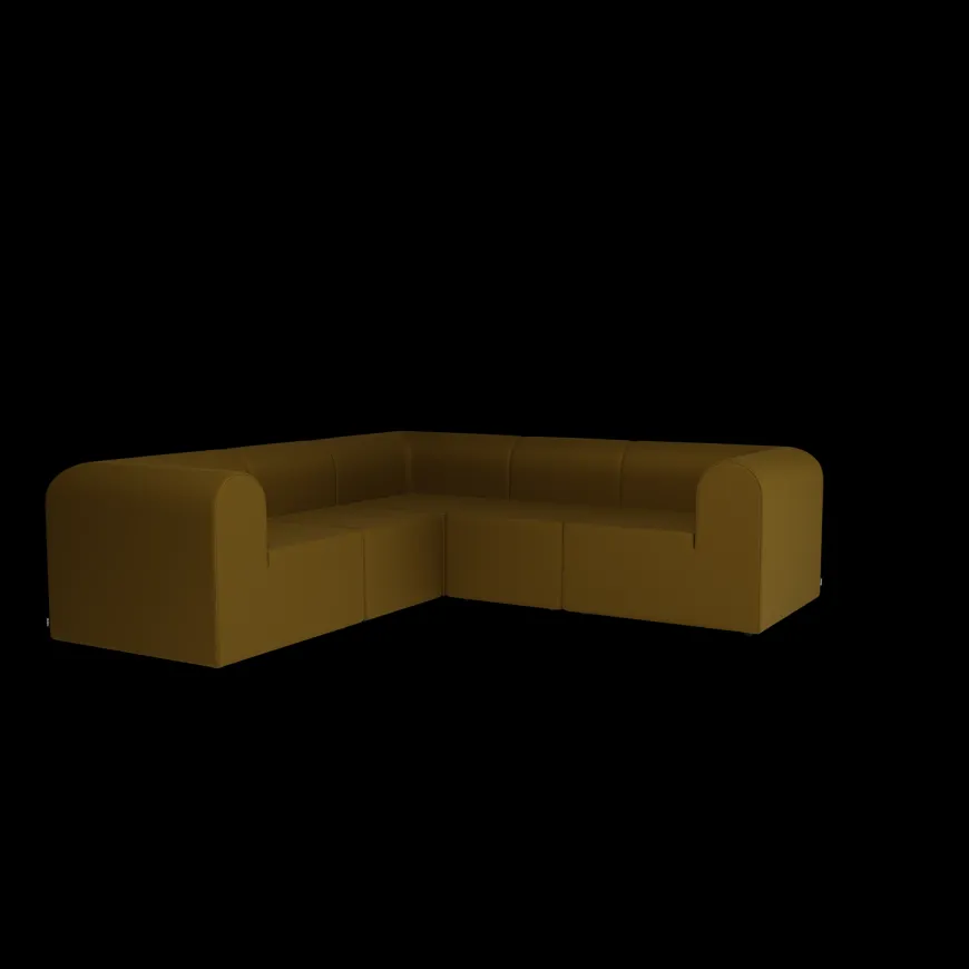 Paradigm 4-personers sofa med armlæn fra Montana