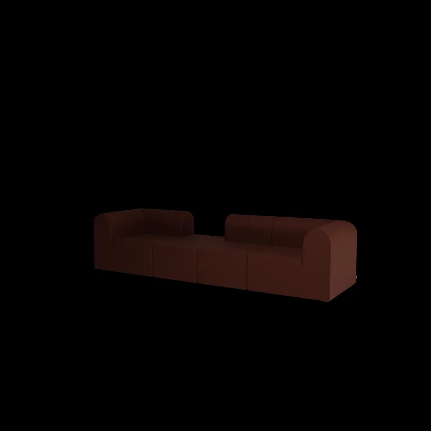 Paradigm 4-personers sofa med armlæn fra Montana